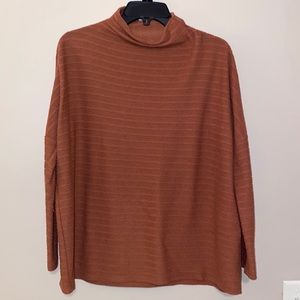 Rust Cowl Neck Sweater
